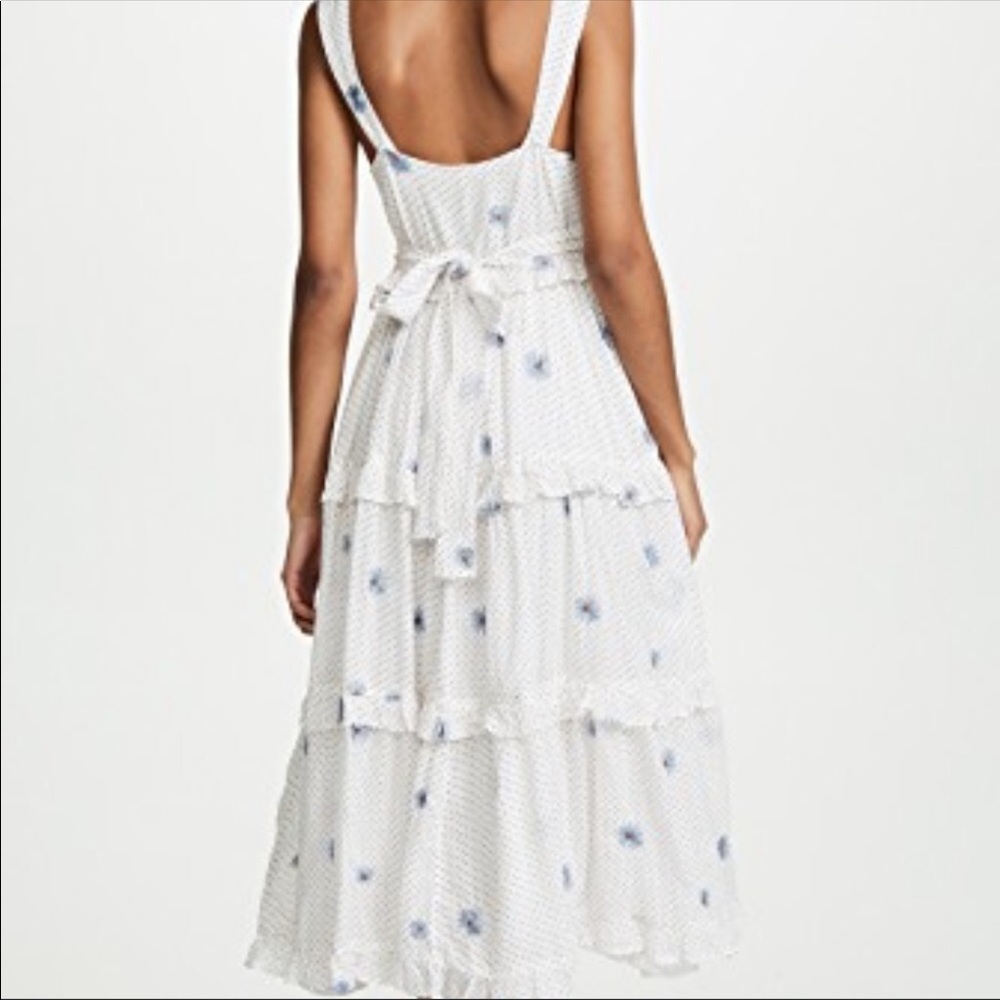 Free People Daisy Chain Polka Dot Dress XS
